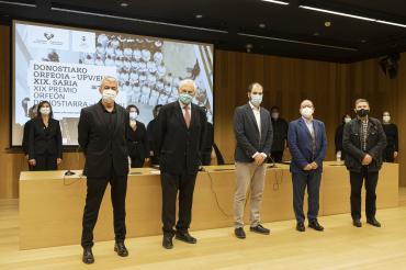 Jon Bagües y Iñigo de Peque, ganadores del XIX Premio Orfeón Donostiarra-UPV/EHU