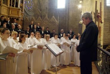 El Orfeón en la parroquia de San Vicente