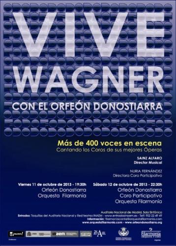 VIAJE A MADRID CON EL ORFEÓN DONOSTIARRA PARA ASISTIR AL CONCIERTO ¡VIVE WAGNER! CON MÁS DE 400 VOCES EN ESCENA