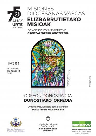 El Orfeón con las Misiones Diocesanas Vascas