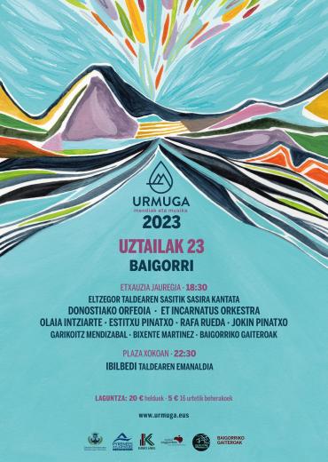 Urmuga musika emanaldi ikusgarria Baigorrin, uztailaren 23an