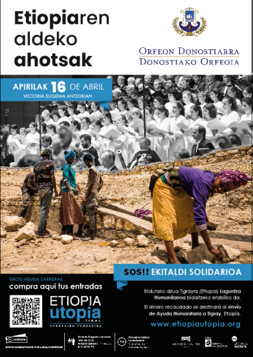 Ahotsak Etiopiaren alde - DONOSTIAKO ORFEOIAREN kontzertu solidarioa Etiopia Utopia Fundazioaren alde